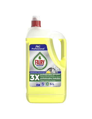 KAST 2 tk! Fairy Professional Nõudepesuvedelik Sidrun, 5L