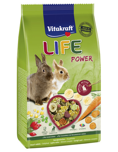 Vitakraft Life Power täissööt jänestele 600g
