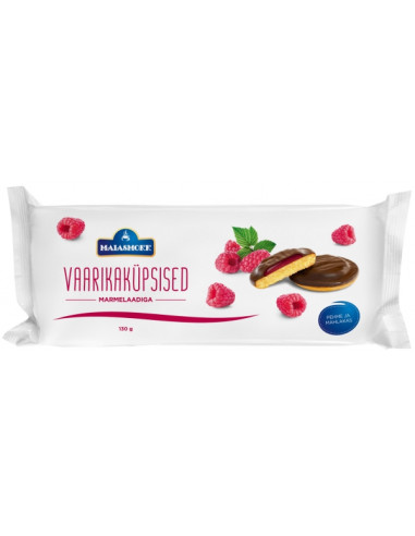 KAST 14 tk! Maiasmokk vaarikaküpsised marmelaadiga  130g