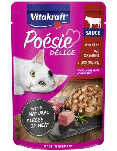 KAST 23 tk! Vitakraft Poesie Delice kassieine veiseliha kastmes 85g