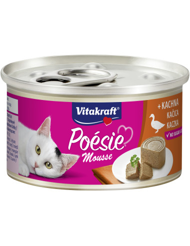 KAST 12 tk! Vitakraft Poesie pardiliha pasteet 85g konserv kassile