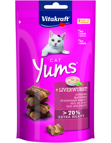 KAST 9 tk! Vitakraft Cat Yums maksamaius kassidele 40g