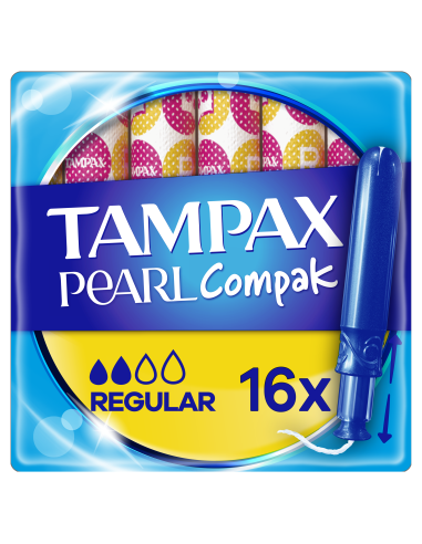 Tampax Compak Pearl Regular Tampoonid Aplikaatoriga, 16 tk