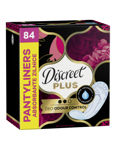 Discreet Protective Odour Control Plus Pesukaitsmed, 84 tk