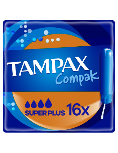 Tampax Compak Super Plus Tampoonid Aplikaatoriga, 16 tk