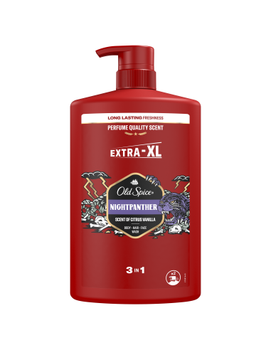 Old Spice Night Panther Meeste Dušigeel Ja Šampoon, 1000ml