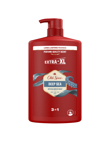 Old Spice Deep Sea Meeste Dušigeel Ja Šampoon, 1000ml