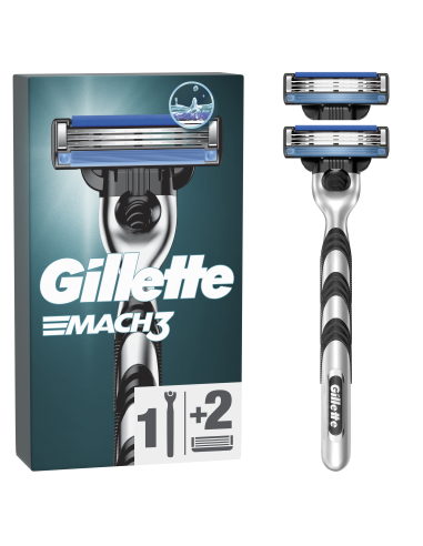 Gillette Mach3 Raseerija Meestele + 2 Vahetustera