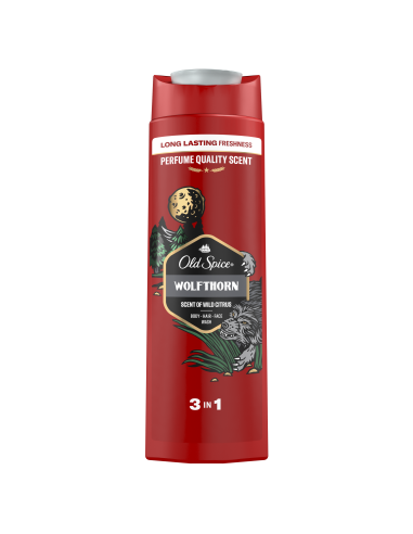 Old Spice Wolfthorn Meeste Dušigeel Ja Šampoon, 400 ml