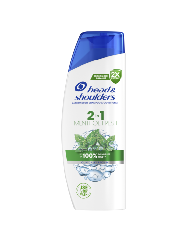 Head & Shoulders Šampoon Menthol Fresh 2in1, 250 ml