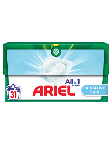 Ariel All-in-1 PODS Sensitive Pesukapslid, 31 Pesukorda