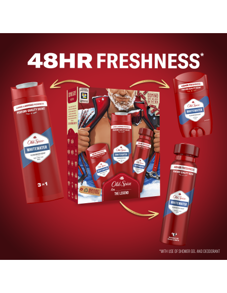 KAST 6 tk! Old Spice Kinkekomplekt Whitewater Alpinist