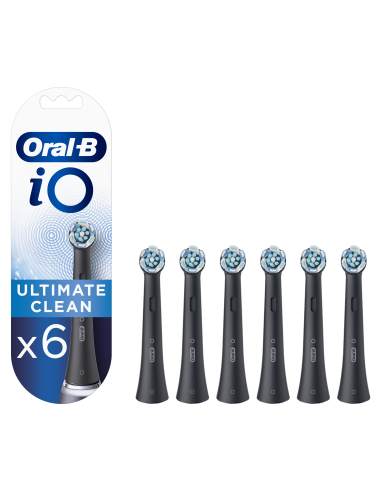 CB-6 Oral-B iO Ultimate Clean Black XL varuharjapead 6tk.