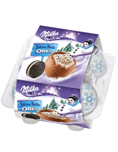 KAST 20 tk! Milka Oreo lumepall 112g