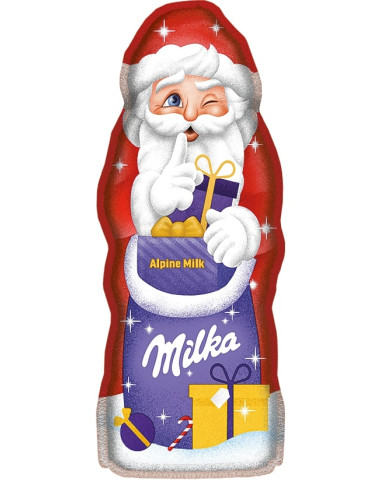 KAST 24 tk! Milka jõuluvana piimašokolaadist 45 g