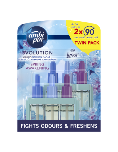 Ambi Pur 3Volution Spring Awakening Õhuvärskendaja Täitepakend, 2 x 20 ml