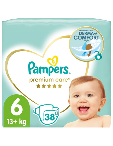 KAST 3 tk! Pampers Premium Care Mähkmed,  Suurus 6, 13+ Kg, 38 Mähet