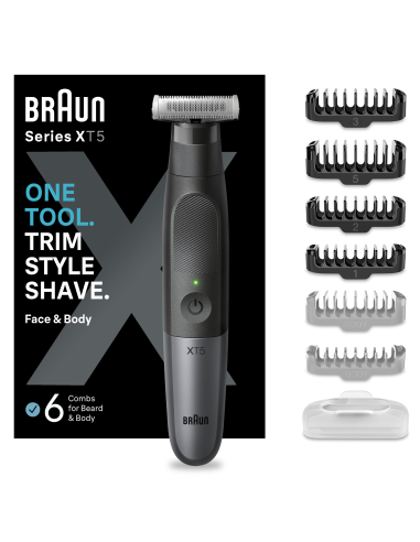 XT5200 Braun Series X Habemetrimmer/Piirel, Pardel ja Kehahoolduskomplekt Meestele