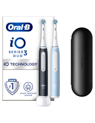 iOG3d.2i6.2K Oral-B iO3 Elektriline Hambahari Matt Black/Ice Blue Duo Pack Edition