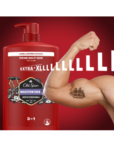 KAST 4 tk! Old Spice Night Panther Meeste...