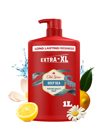 Old Spice Deep Sea meeste dušigeel ja šampoon, 1000ml