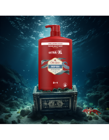 Old Spice Deep Sea meeste dušigeel ja šampoon,...