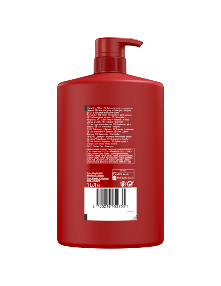 Old Spice Deep Sea meeste dušigeel ja šampoon, 1000ml