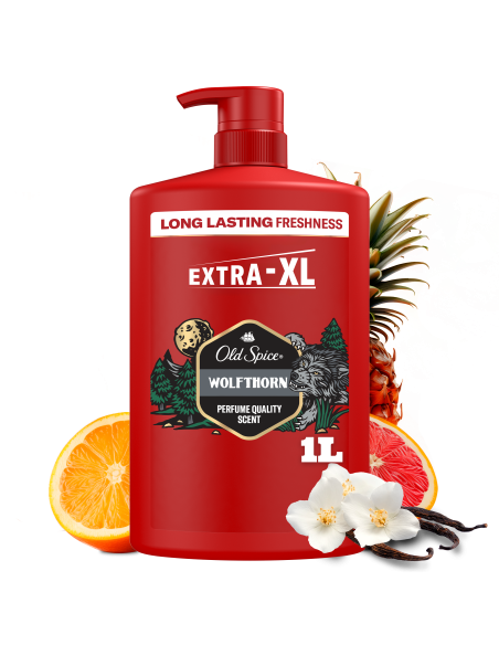 Old Spice Wolfthorn meeste dušigeel ja šampoon, 1000ml