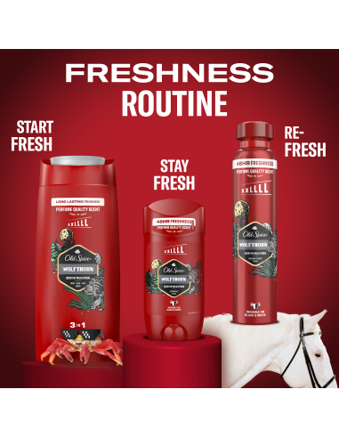 KAST 4 tk! Old Spice Wolfthorn Meeste Dušigeel...