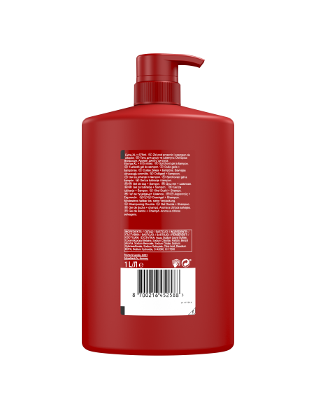 KAST 4 tk! Old Spice Wolfthorn Meeste Dušigeel Ja Šampoon, 1000ml