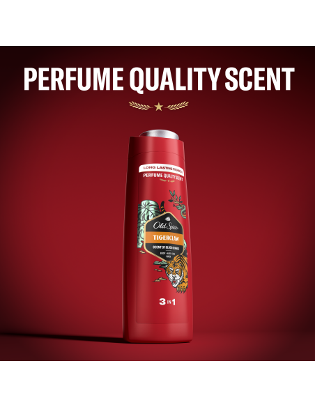 Old Spice Tigerclaw meeste dušigeel Ja šampoon, 400 ml