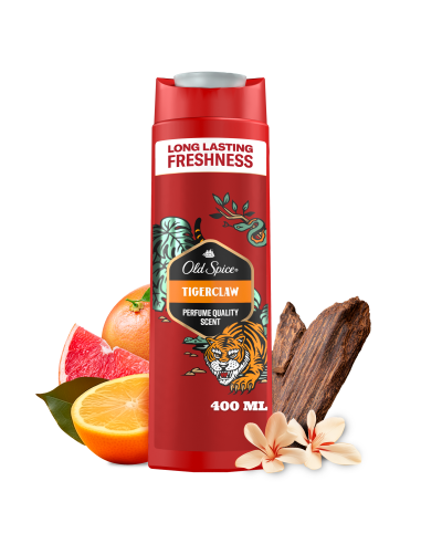 KAST 6 tk! Old Spice Tigerclaw Meeste Dušigeel Ja Šampoon, 400 ml