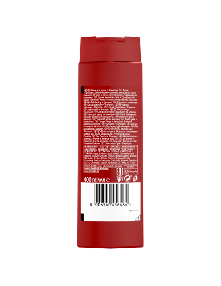 KAST 6 tk! Old Spice Tigerclaw Meeste Dušigeel Ja Šampoon, 400 ml