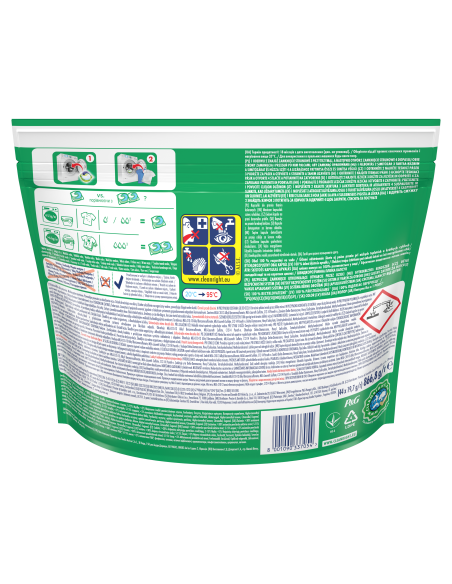 Ariel All-in-1 PODS Color Clean & Fresh Pesukapslid, 44 Pesukorda