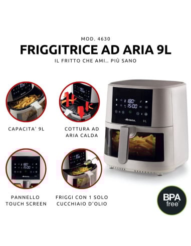 4630 Ariete Airy Fryer 9L kuumaõhufritüür