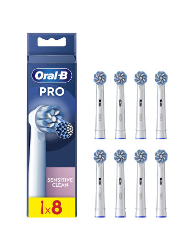 Oral-B EB60-8 Sensitive Clean Pro Varuharjad, 8 tk