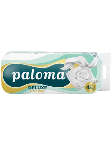 Paloma Deluxe Silk tualettpaber 10 rulli 4-kihiline