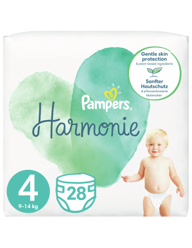 Pampers Harmonie Mähkmed,  Suurus 4, 28 Mähet, 9kg-14kg