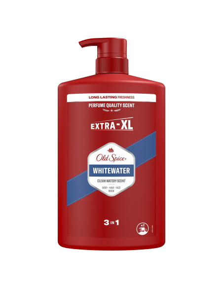 Old Spice Whitewater Meeste Dušigeel Ja Šampoon, 1000 ml