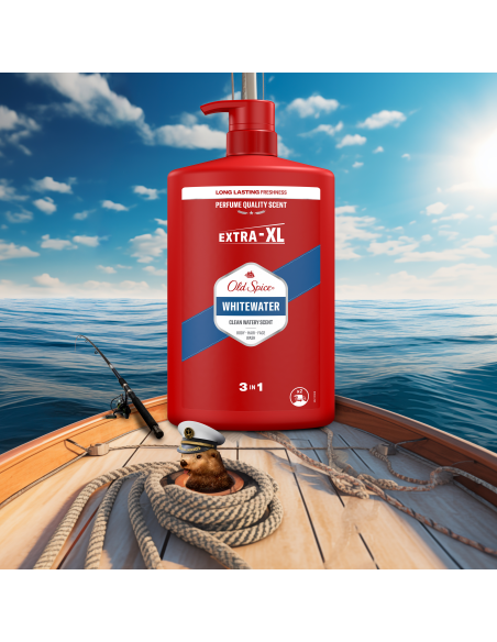 Old Spice Whitewater Meeste Dušigeel Ja Šampoon, 1000 ml