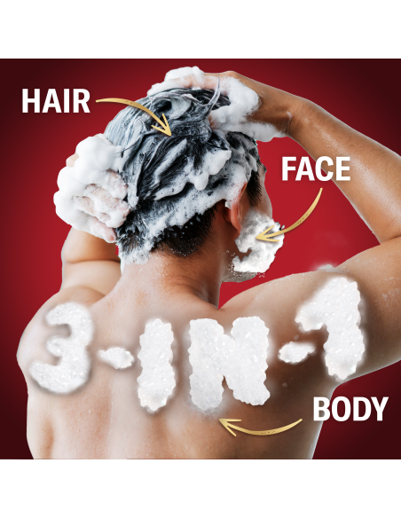 KAST 4 tk! Old Spice Whitewater meeste dušigeel Ja šampoon, 1000 ml