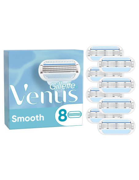 Gillette Venus Smooth raseerija varuterad 8 tk