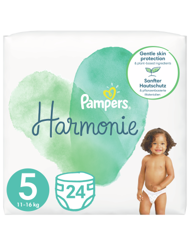 Pampers Harmonie Mähkmed, Suurus 5, 24 Mähet, 11kg-16kg