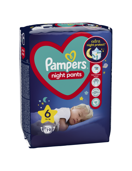 Pampers Night Pants Püksmähkmed, Suurus 6, 76 Mähet, 15+ kg