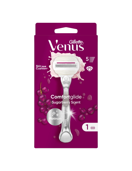 Gillette Venus ComfortGlide Sugarberry raseerija + varutera 1 tk