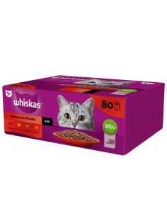 WHISKAS hõrgutised (80x85g)...