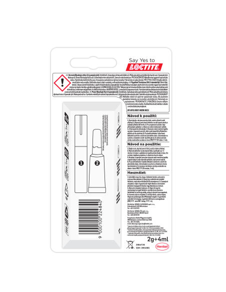 KAST 12 tk! Super Bond All plastik 2g+4ml