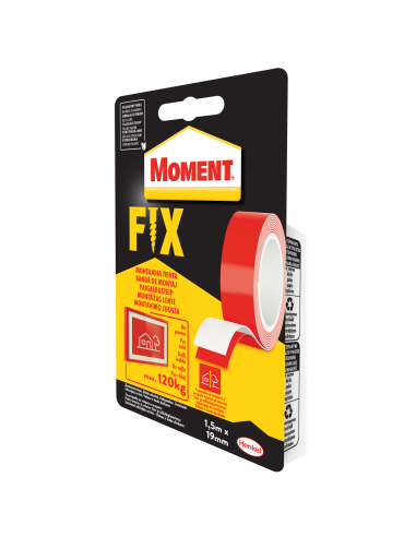 Fix kahepoolne teip 1,5m 120kg rull