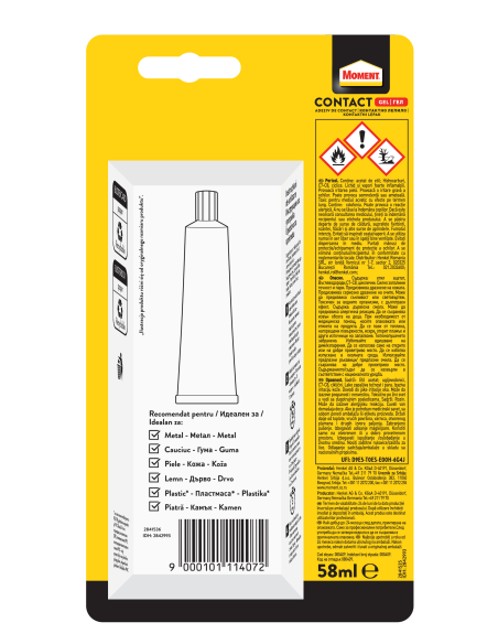 KAST 12 tk! Moment Gel kontaktliim 58ml