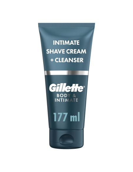 KAST 6 tk! Gillette Body & Intimate 2in1 raseerimiskreem ja puhastusvahend 177 ml